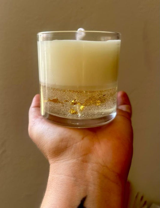 Gel & Soy Wax Candle Gift Set – Pack of 3 Decorative Scented Candles in Glass Jars for Home Décor & Gifting