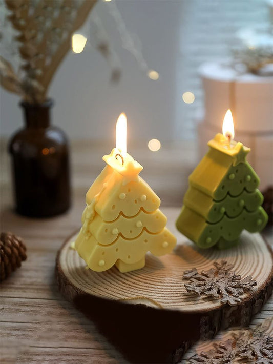 Christmas Special Scented Soy Wax Candles Mini Set number 01 by Crown's Queue in (Pack of 7)